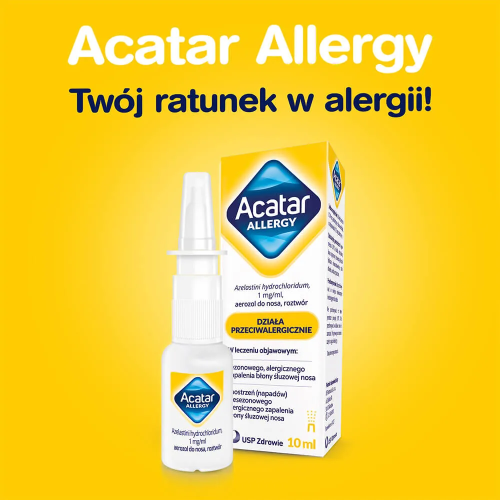 Acatar Allergy, 1mg/ml, aerozol do nosa, 10 ml 