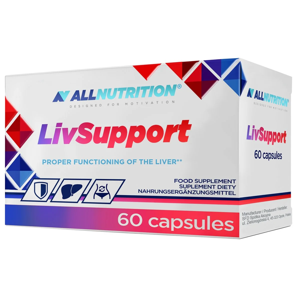 ALLNUTRITION Livsupport, 60 szt.