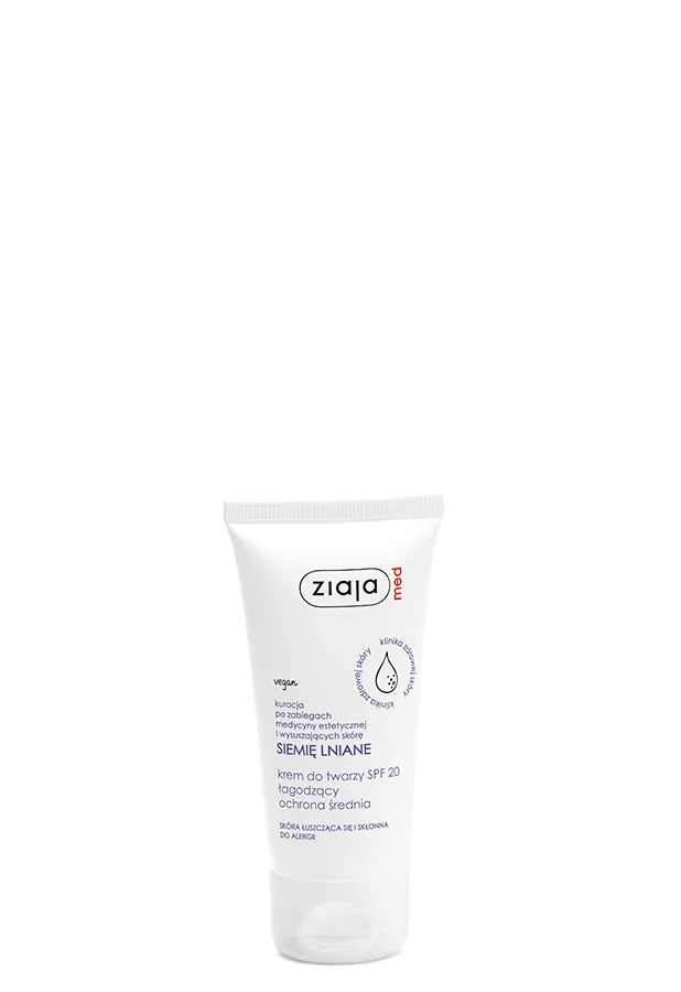 Med Siemię Lniane, krem do twarzy SPF 20, 50 ml