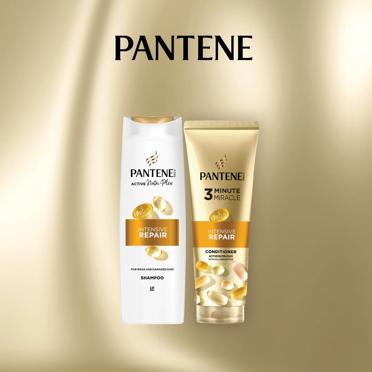 Pantene Pro-V Intensive Repair szampon do włosów, 400 ml + odżywka, 220 ml 