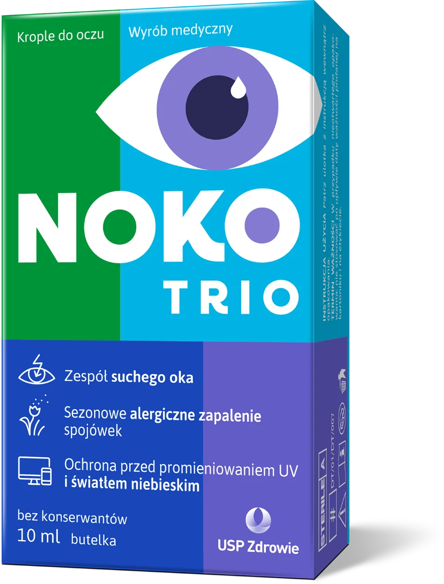 Noko Trio, krople do oczu, 10 ml