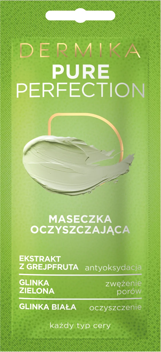 Dermika Maseczki Piękności Pure perfection, Maseczka oczyszczająca, 10 ml