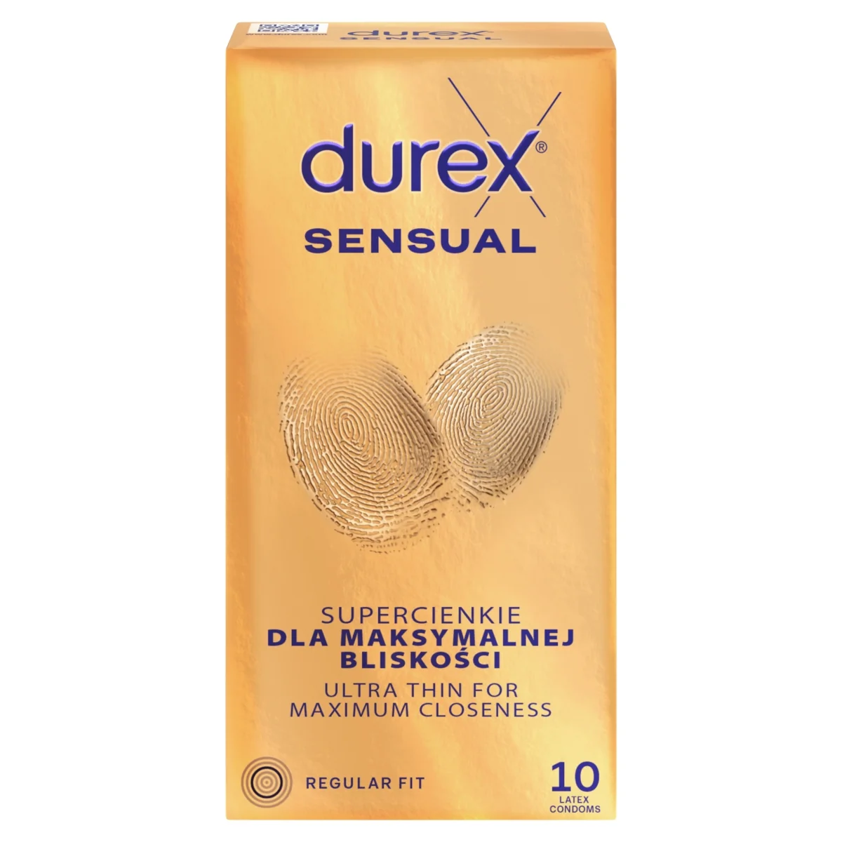 Durex Sensual prezerwatywy super cienkie, 10 szt.