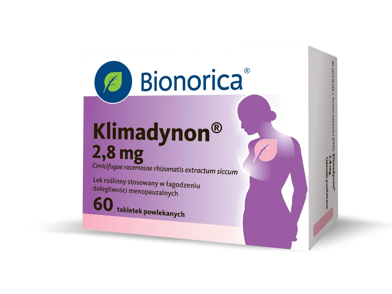 Klimadynon, 2,8 mg, 60 tabletek powlekanych