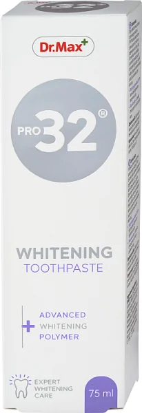 Pro32 Toothpaste Whitening Dr. Max, wybielająca pasta do zębów, 75 ml 