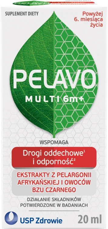 Pelavo Multi 6m+, suplement diety, 20 ml