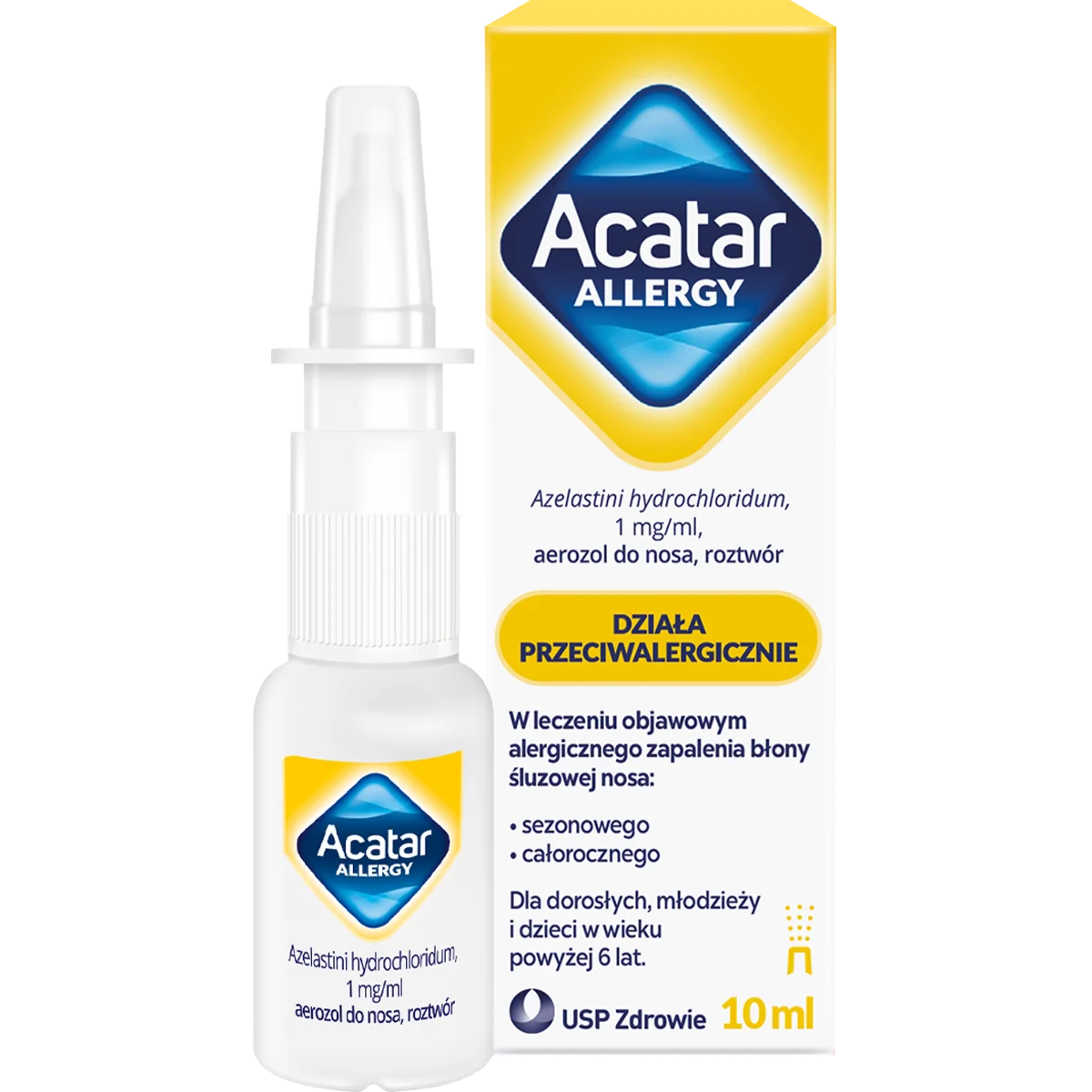 Acatar Allergy 1mg/ml, aerozol do nosa, 10 ml