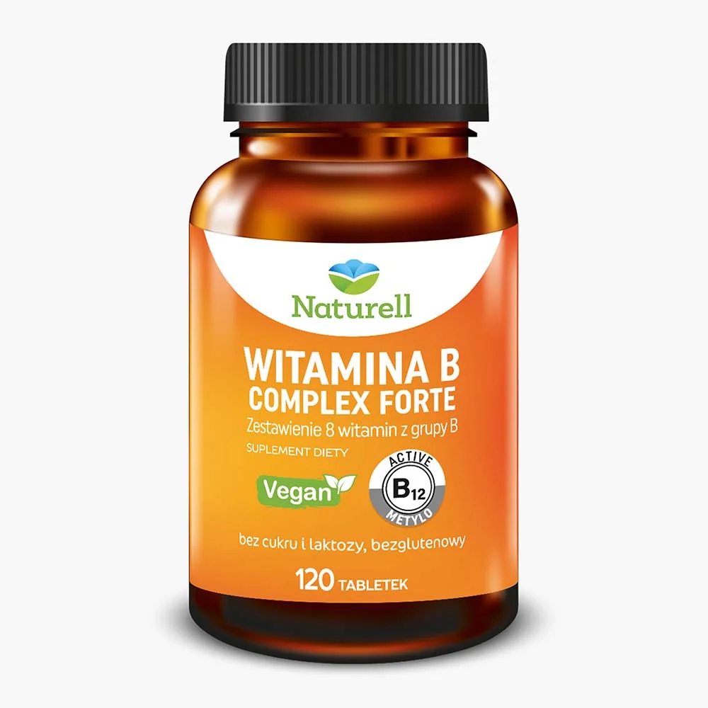 Naturell, Witamina B Complex Forte, 120 tabletek