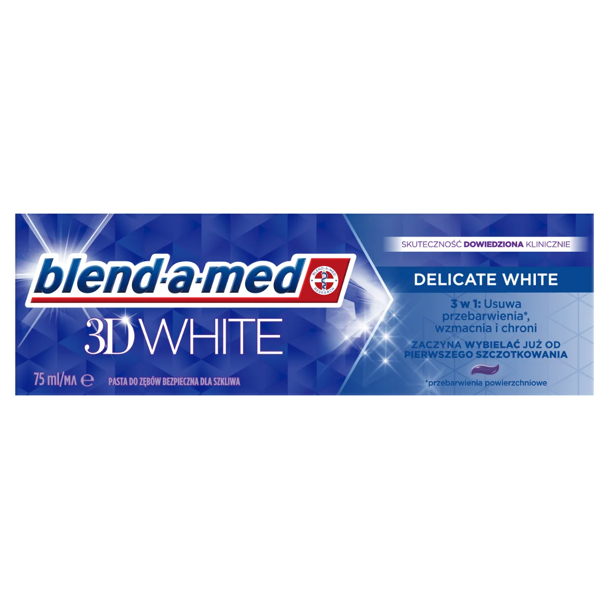 Blend-a-med 3D White Delicate White, pasta do zębów, 75 ml