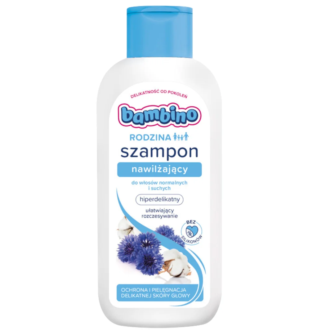 Bambino Rodzina szampon do włosów nawilżający, 400 ml