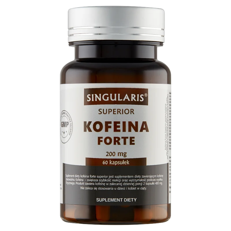 Singularis Superior Kofeina Forte, suplement diety, 60 kapsułek