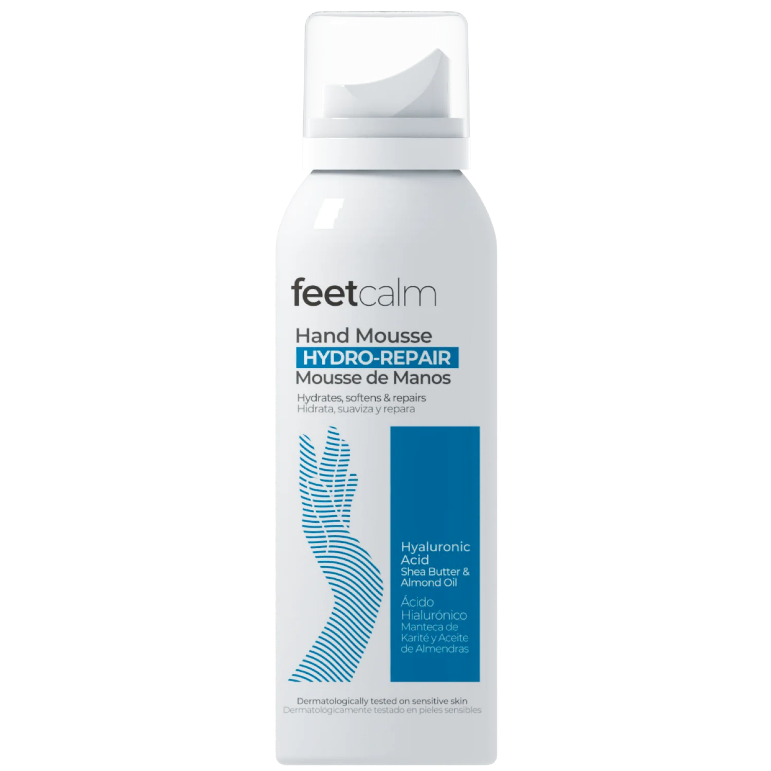 Feetcalm Hand Mousse Hydro-Repair, naprawcza pianka do rąk, 75 ml