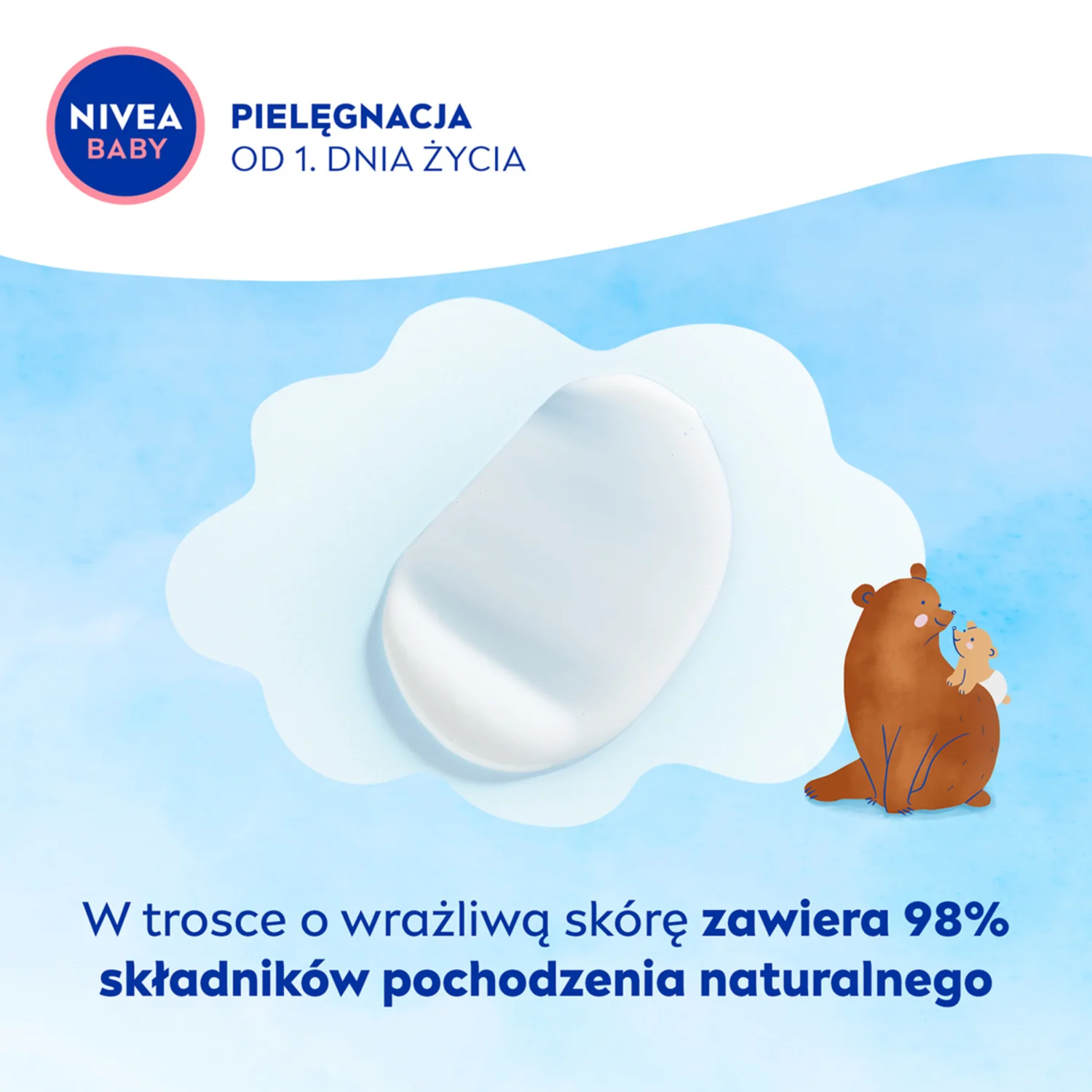 Nivea Baby mleczko nawilżające, 500 ml