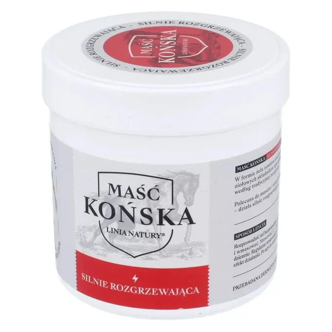 Maść końska silnie rozgrzewająca, 250 ml