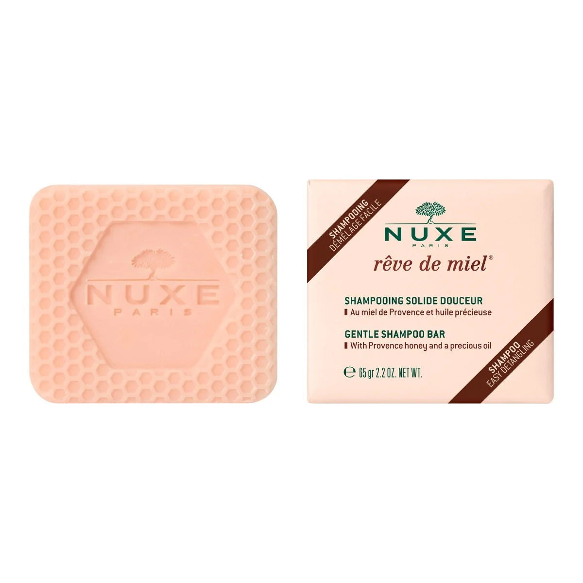 Nuxe Rêve de Miel Szampon w kostce, 65 g