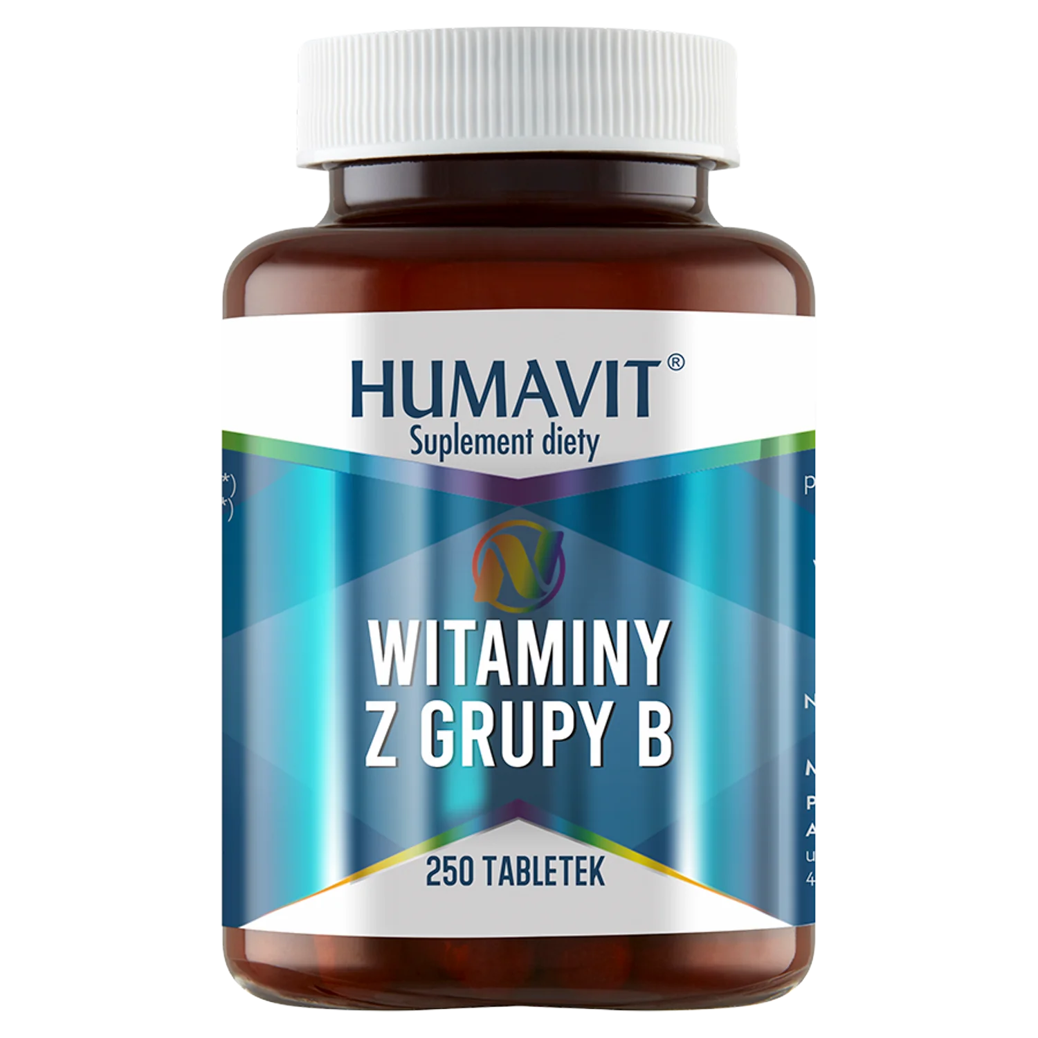 Humavit N, witaminy z grupy B suplement diety, 250 tabletek