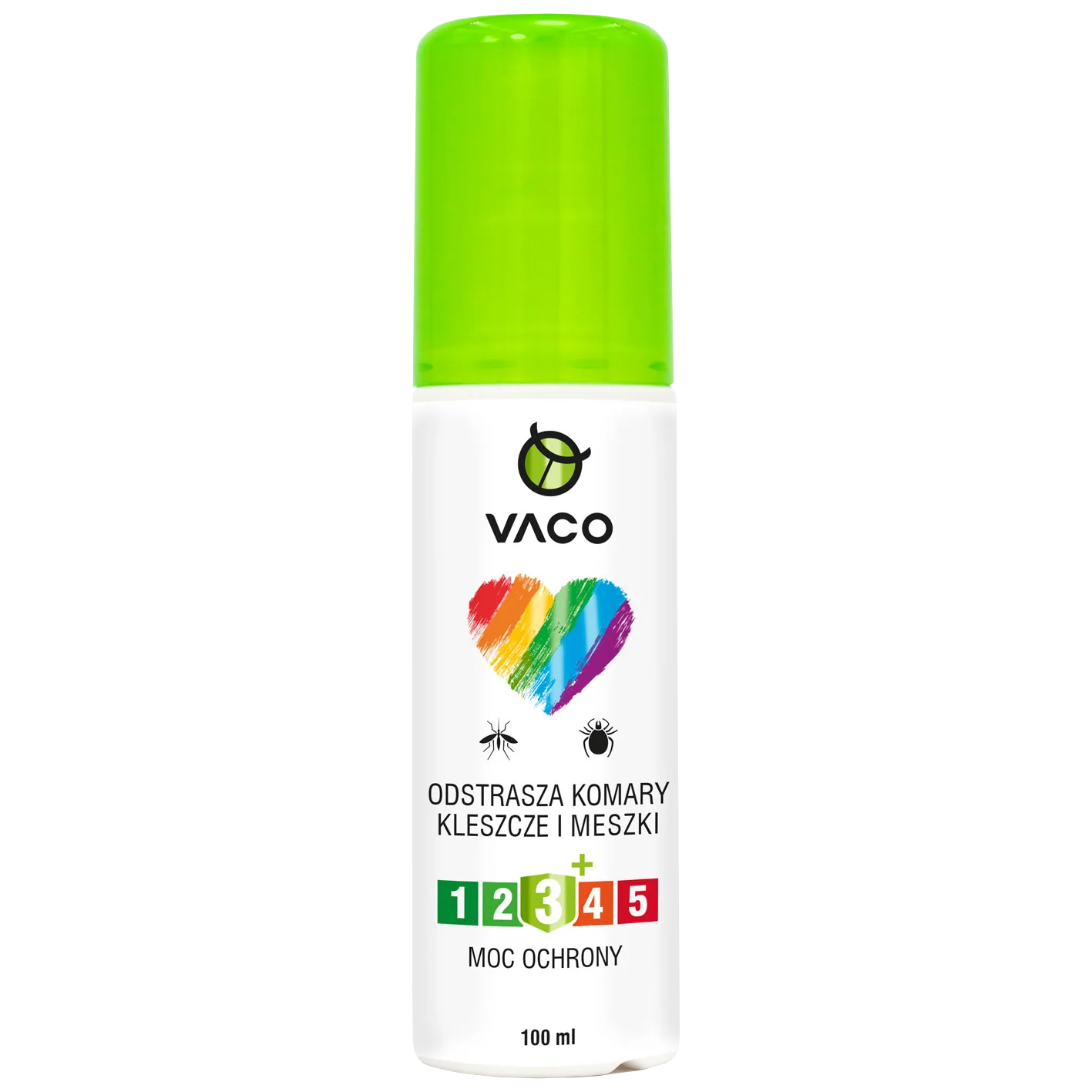 VACO Pride Edition, Płyn na komary, kleszcze i meszki pump spray, 100 ml