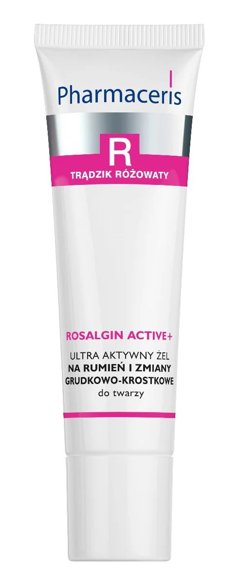 Pharmaceris R Rosalgin Active+ Ultra aktywny żel na rumień i zmiany grudkowo-krostkowe do twarzy, 30 ml