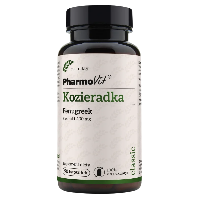 Kozieradka Pharmovit, suplement diety, 90 kapsułek