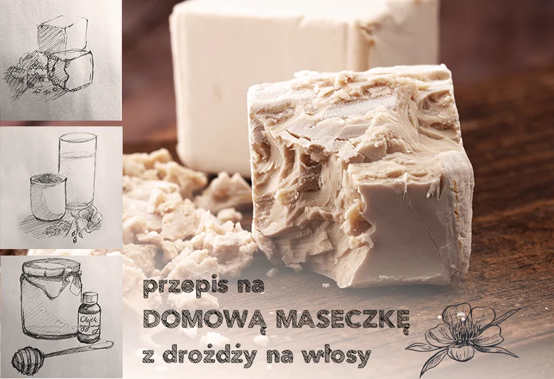 Domowa maseczka z drożdży na włosy - żeby rosły jak na drożdżach!