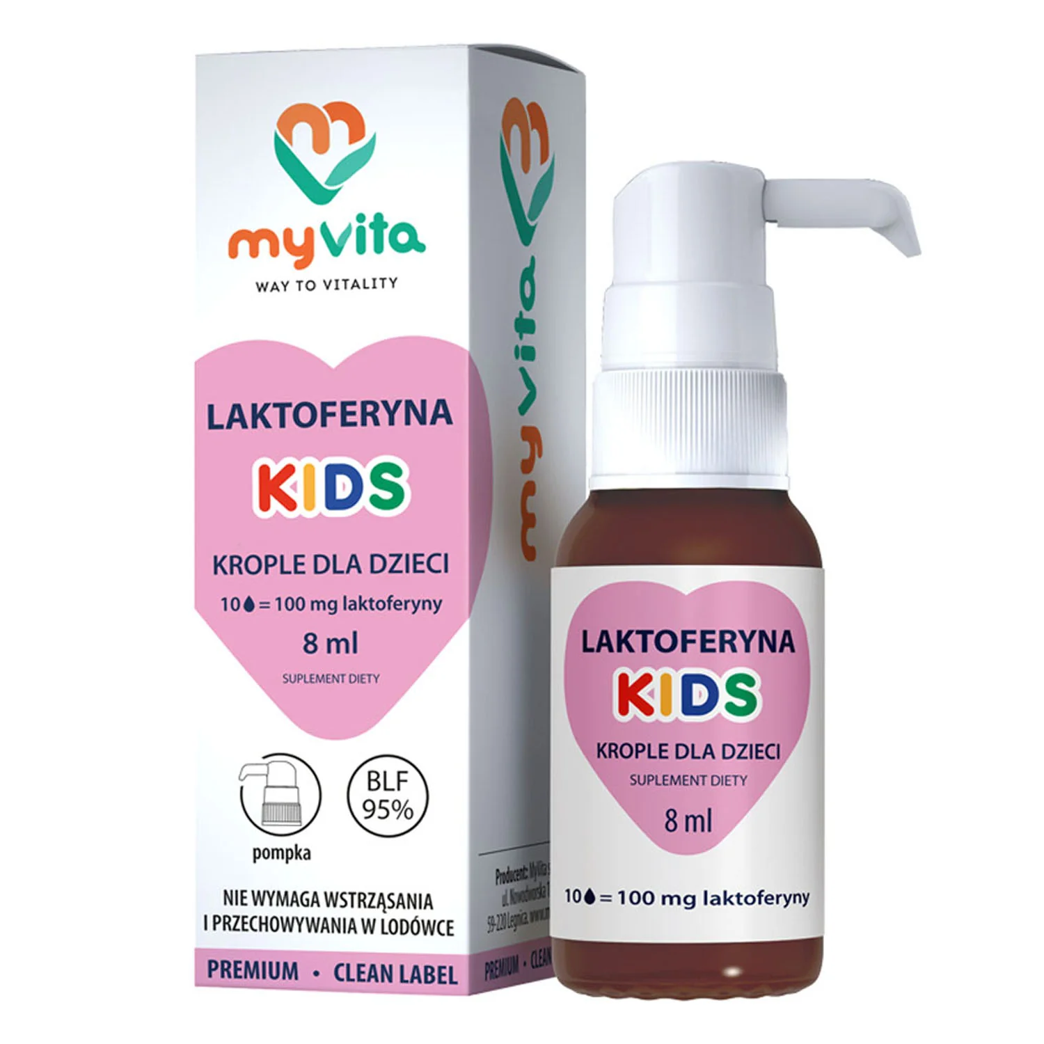 MyVita Laktoferyna Kids, krople, 8ml