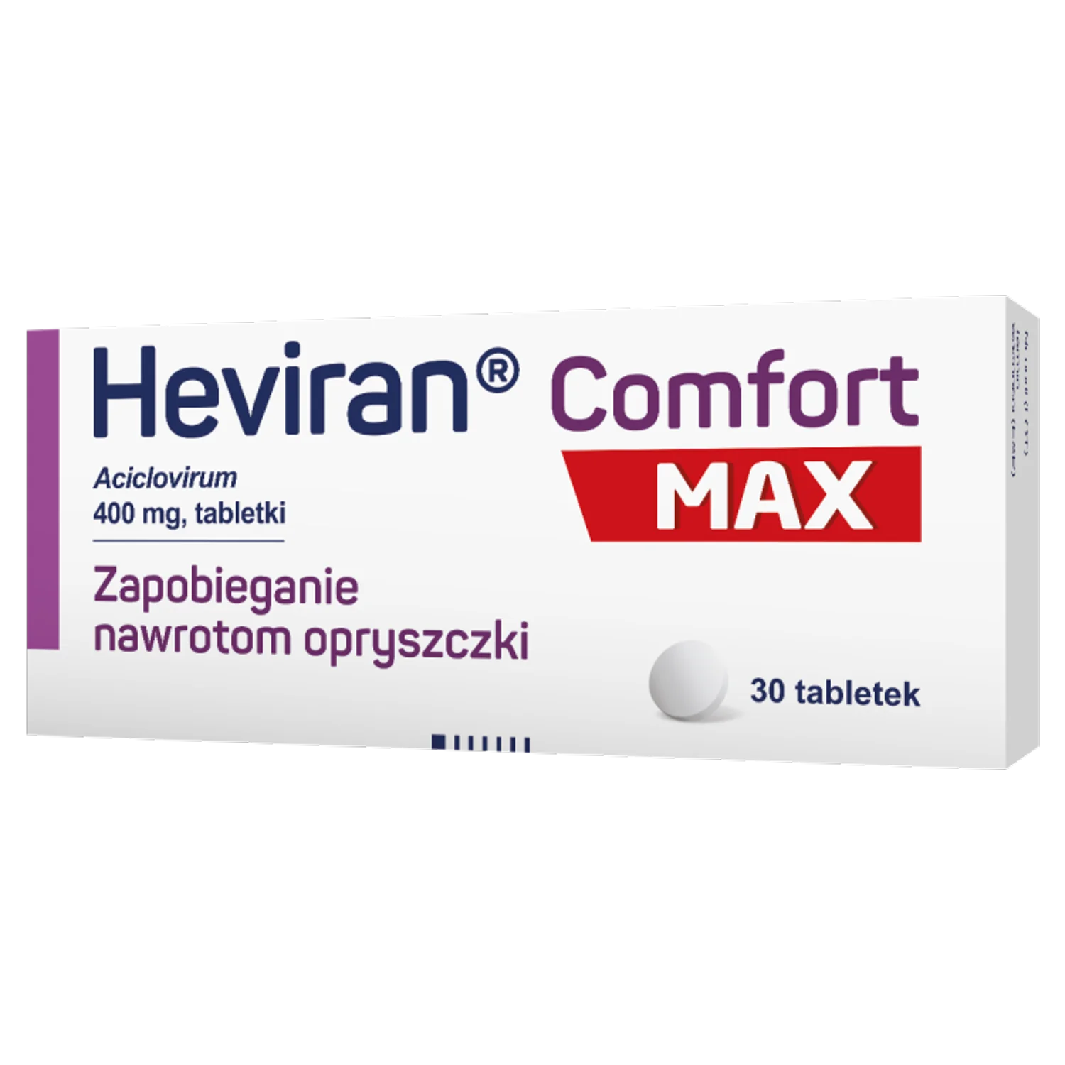 Heviran Comfort Max, 0,4 g, 30 tabletek