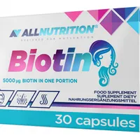 Allnutrition Biotin, suplement diety, 30 kapsułek