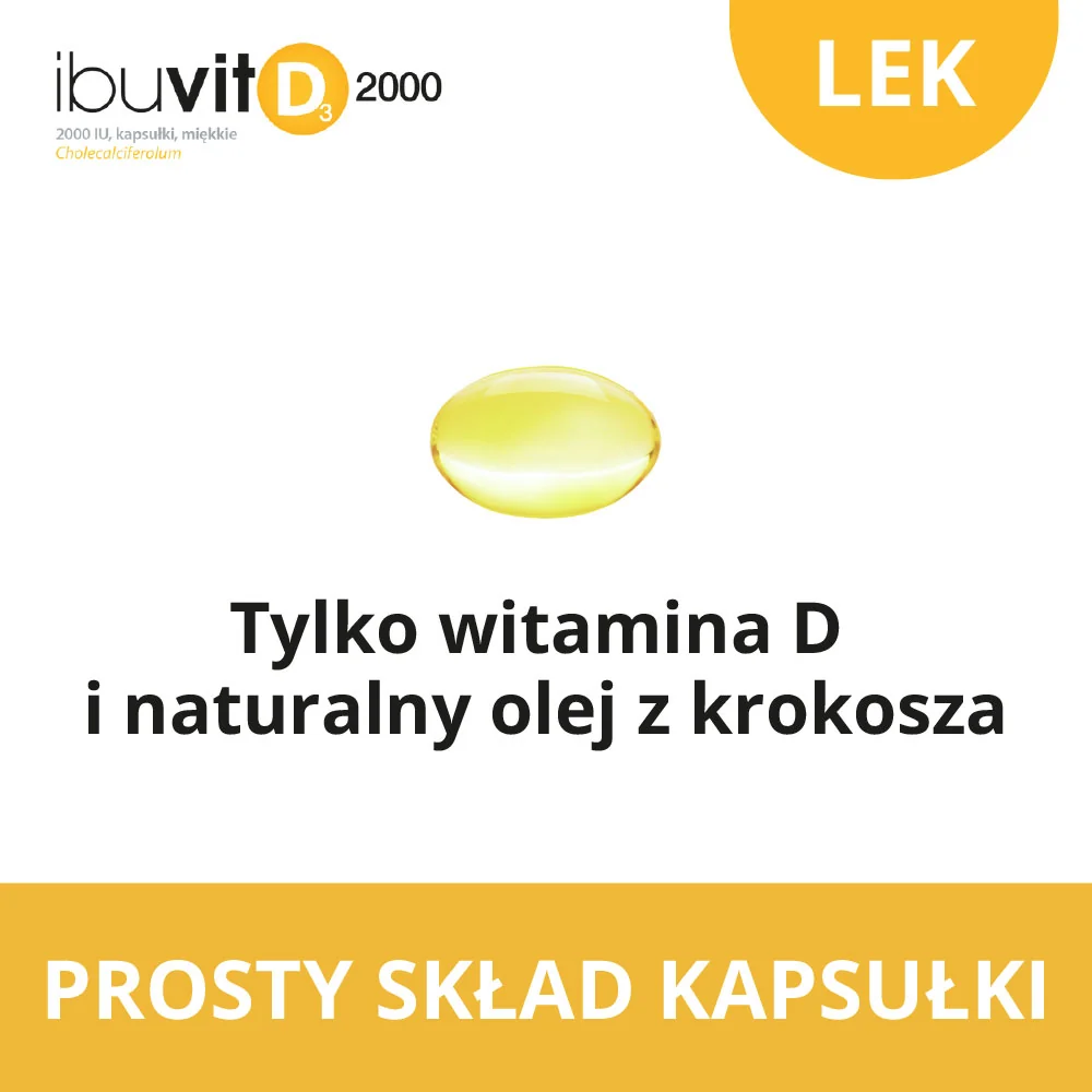 Ibuvit D3 2000 IU 60 kapsułek miękkich