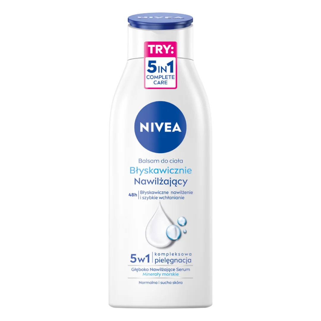 Nivea, balsam do ciała błyskawicznie nawilżający, 400 ml