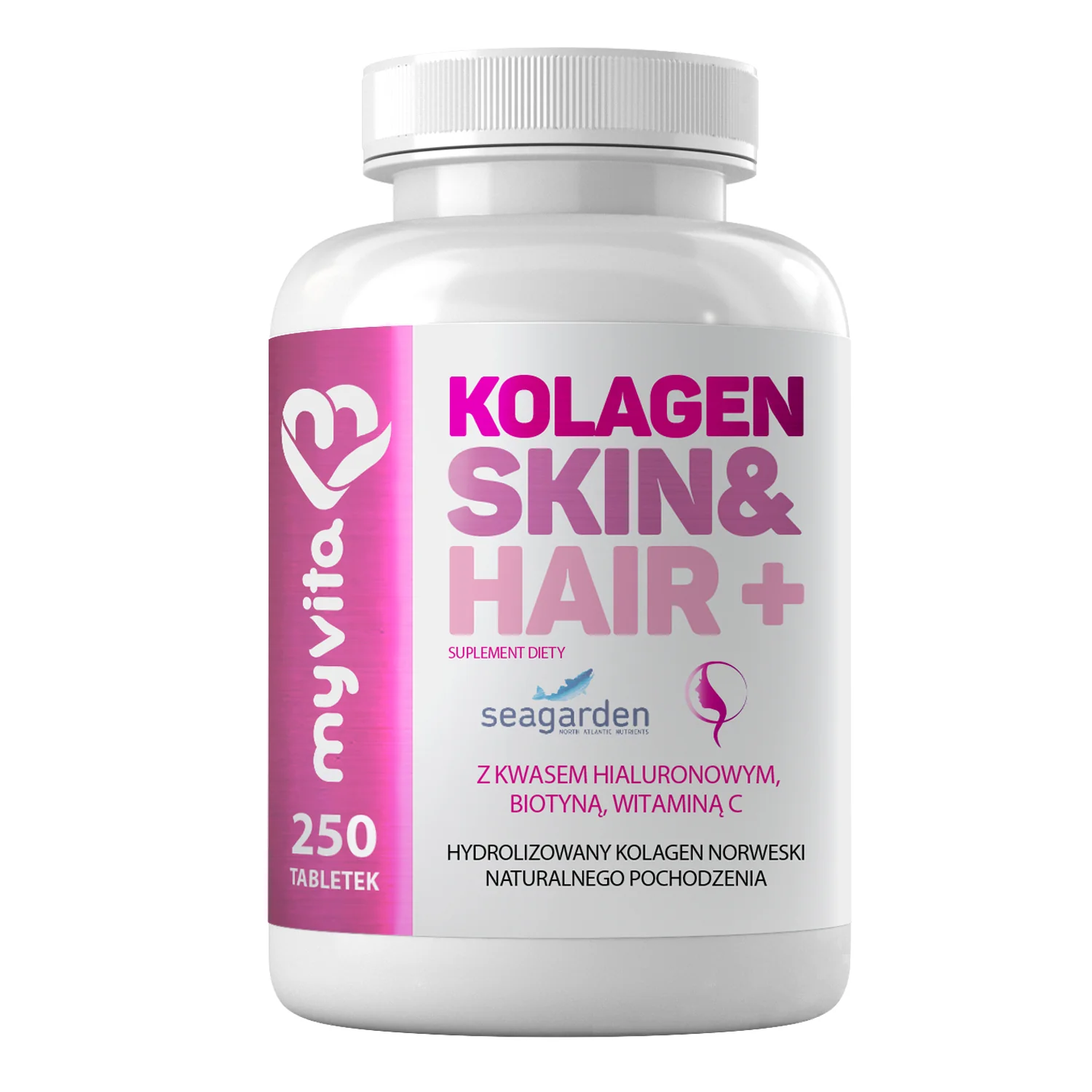 MyVita Kolagen Skin & Hair+, 250 tabletek