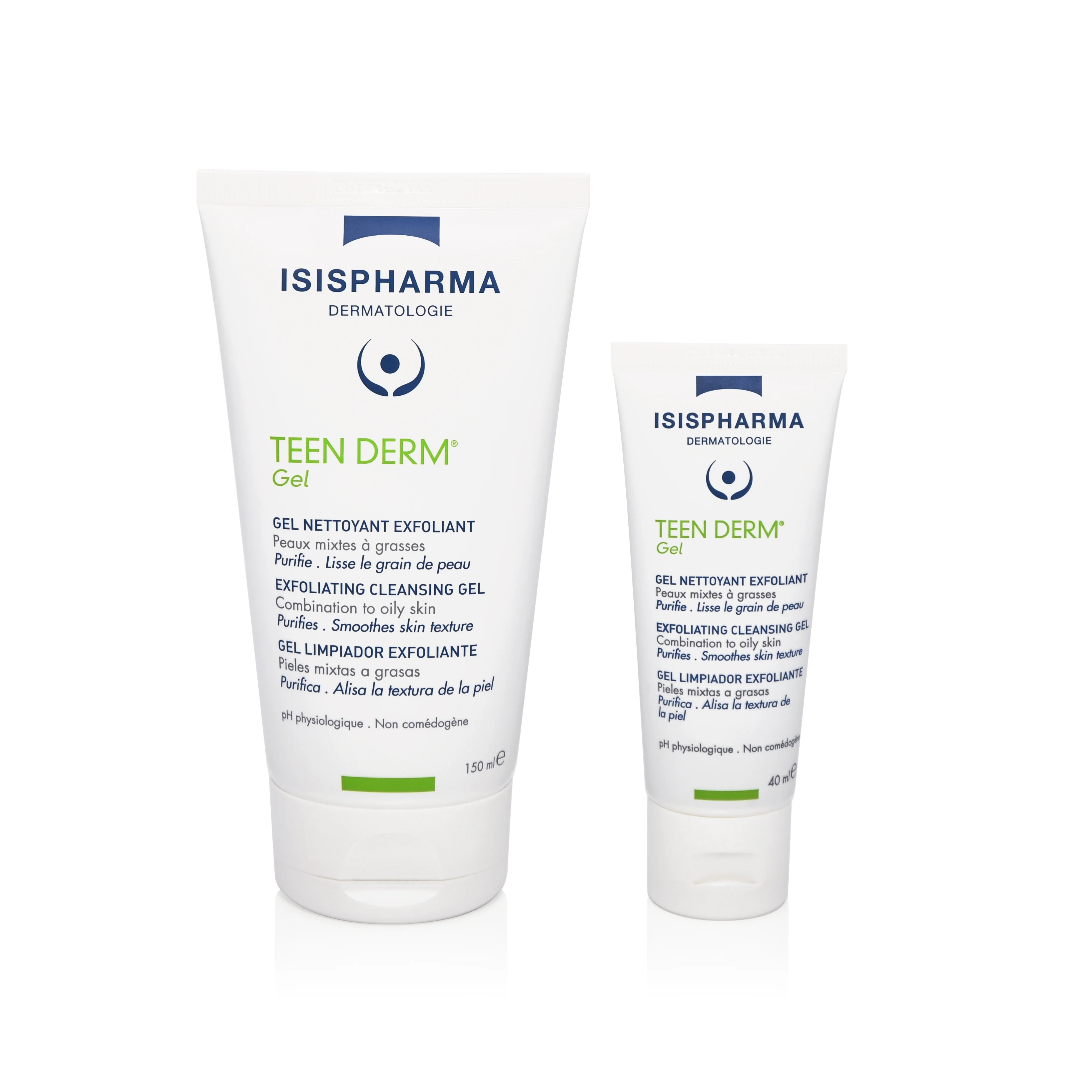 Isispharma Teen Derm Gel, antybakteryjny żel do mycia skóry tłustej, trądzikowej, 150 ml