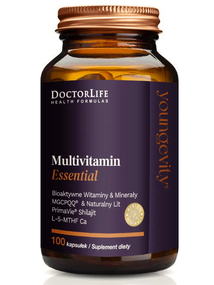 Doctor Life Mutlivitamin Essential bioaktywne witaminy i minerały, 120 kapsułek
