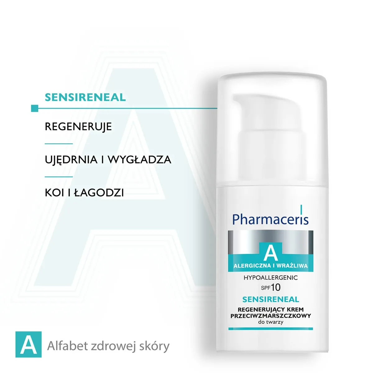 Pharmaceris A Sensireneal, regenerujący krem przeciwzmarszczkowy do twarzy, SPF 10, 30 ml 