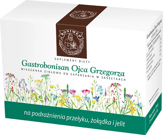 Gastrobonisan Ojca Grzegorza, suplement diety, 25 saszetek