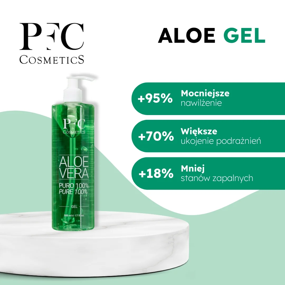 PFC Cosmetic Aloe Vera żel do ciała 100%, 500 ml