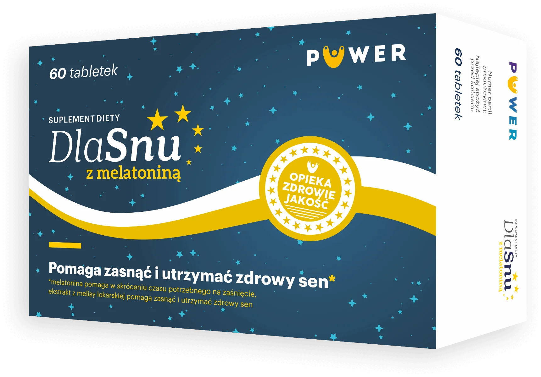 DlaSnu z melatoniną, suplement diety, 60 tabletek