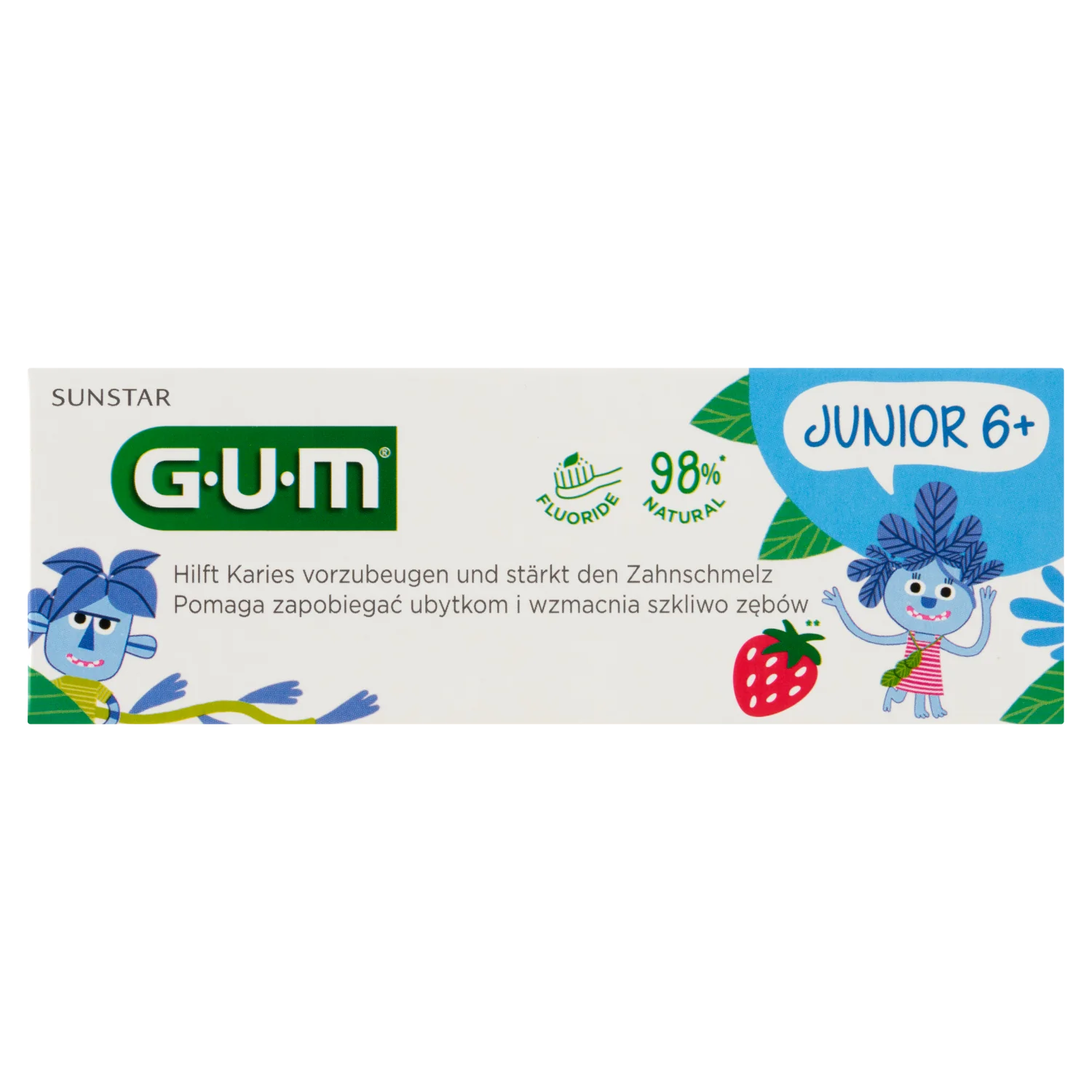 Sunstar Gum Junior, pasta do zębów dla dzieci w wieku powyżej 6 lat, 50 ml