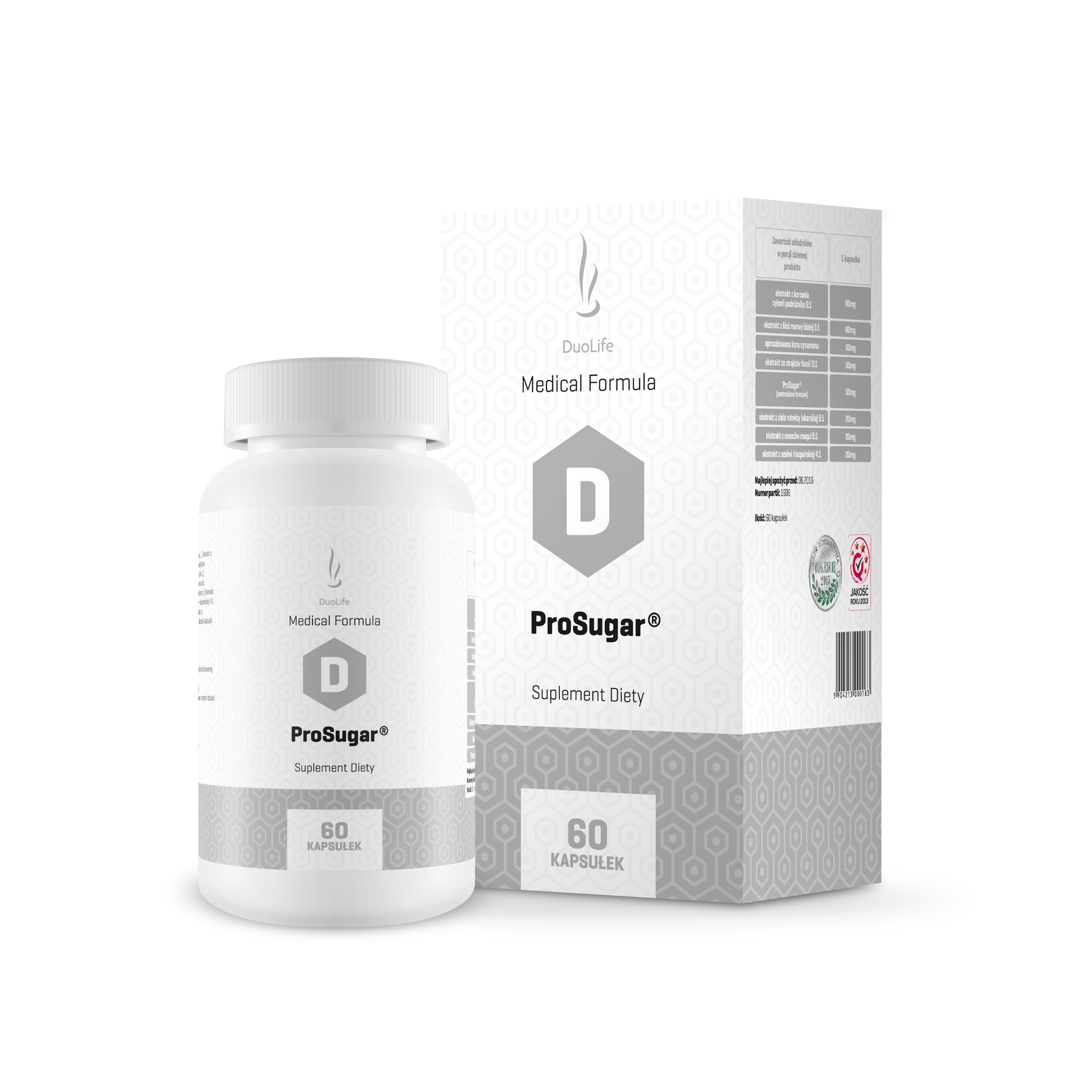 Duolife Medical Formula ProSugar, suplement diety, 60 kapsułek