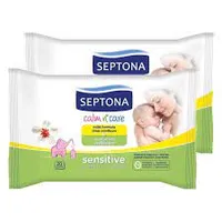 Septona, chusteczki dla niemowląt sensitive duopak, 40 sztuk