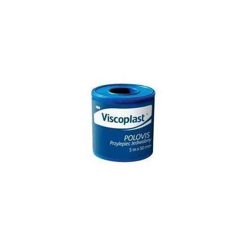 Viscoplast Polovis przylepiec jedwabny, 5 m x 50 mm, 1 sztuka