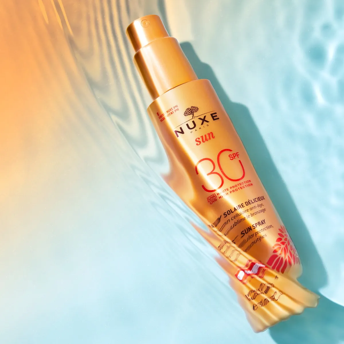 Nuxe Sun mleczko do opalania twarzy ciała SPF30, 150 ml 