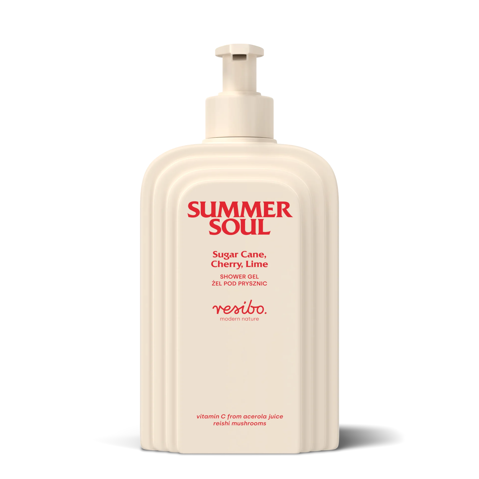 Resibo Summer Soul żel pod prysznic trzcina cukrowa, wiśnia, limonka, 350 ml