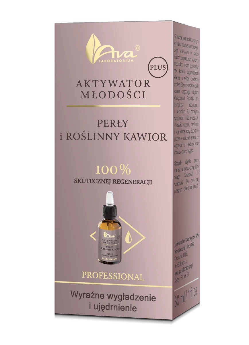 Ava Aktywatory Młodości Plus Perły i Roślinny Kawior, serum, 30 ml