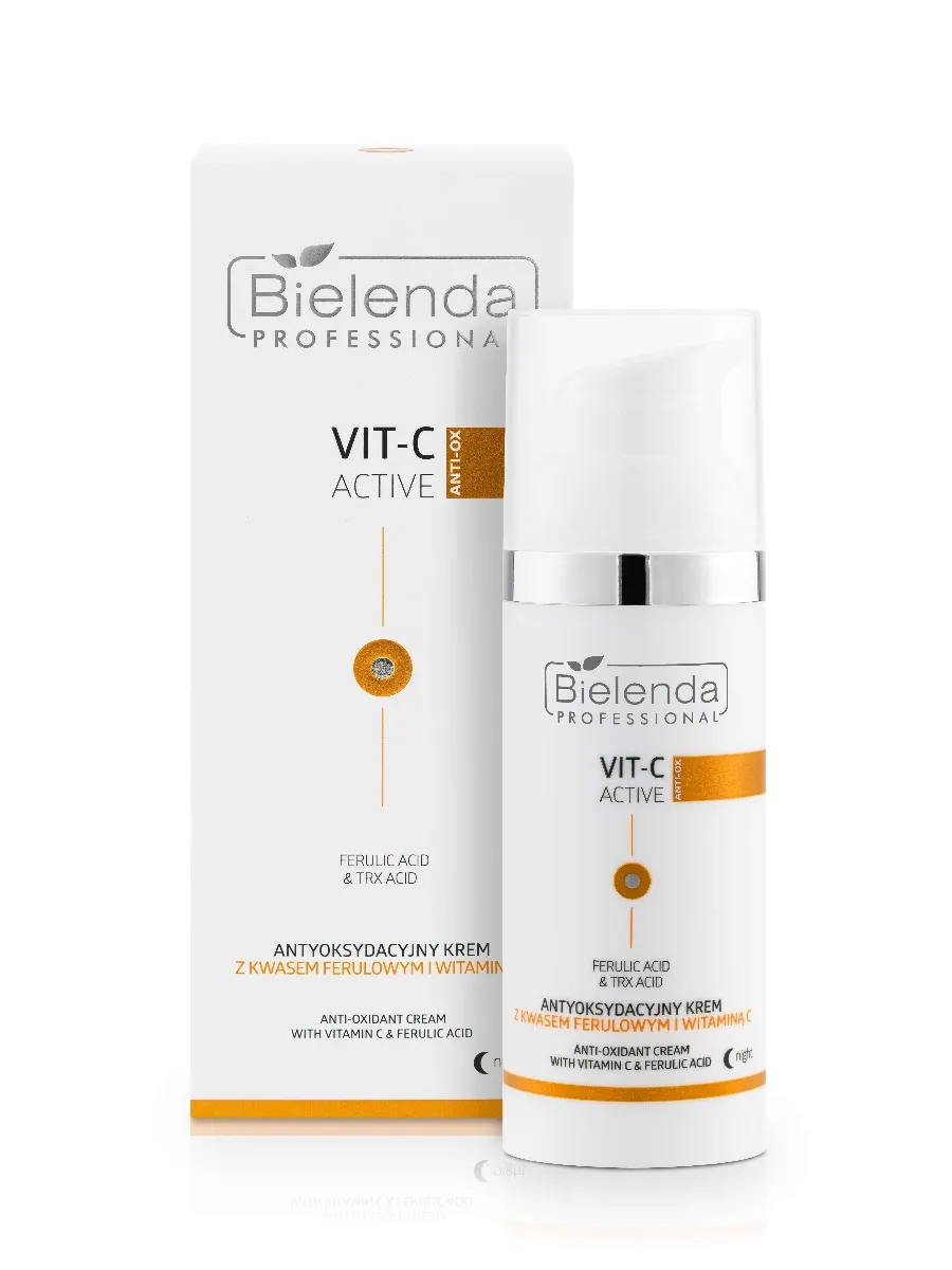 Bielenda Professional VIT-C Active antyoksydacyjny krem z kwasem ferulowym i witaminą C, 50 ml