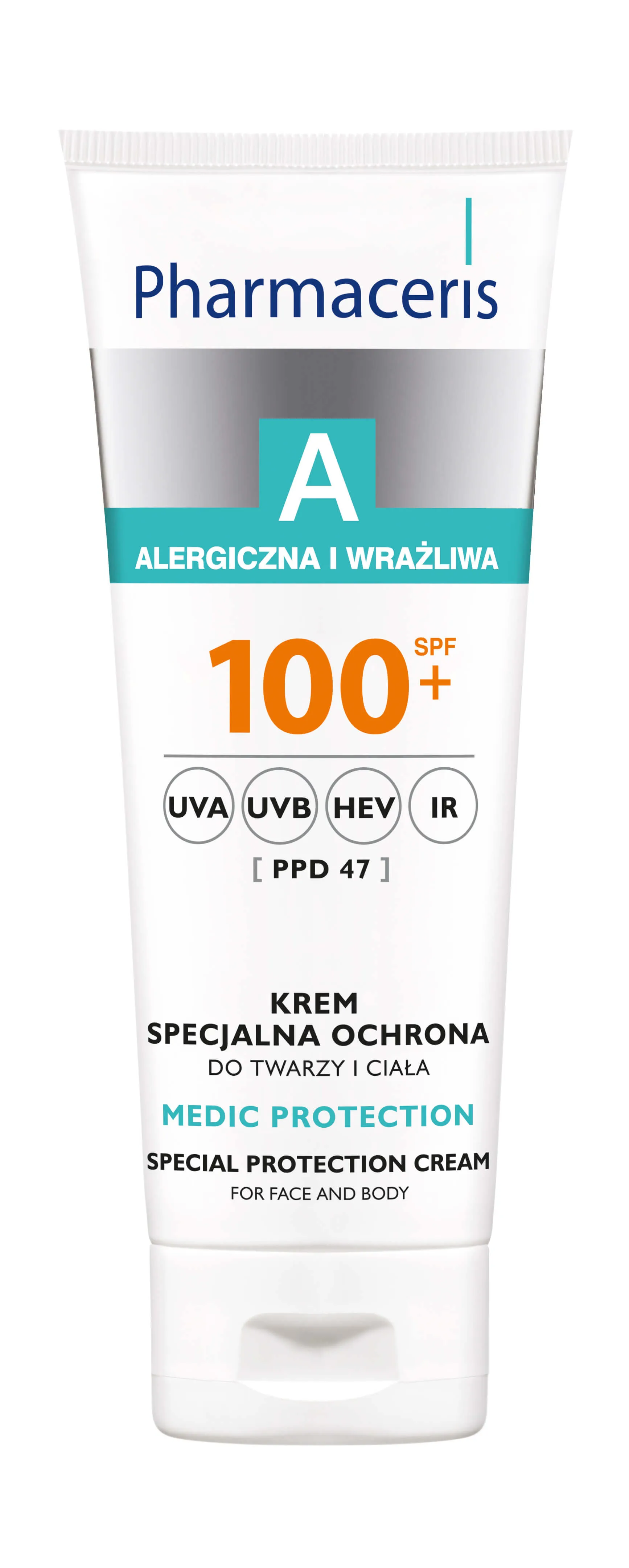 Pharmaceris A Medic Protection, Krem do twarzy i ciała SPF 100+, 75 ml