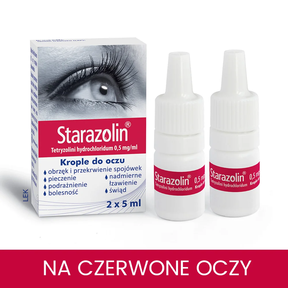 Starazolin 0,5 mg/ml, krople do oczu, 2 x 5 ml