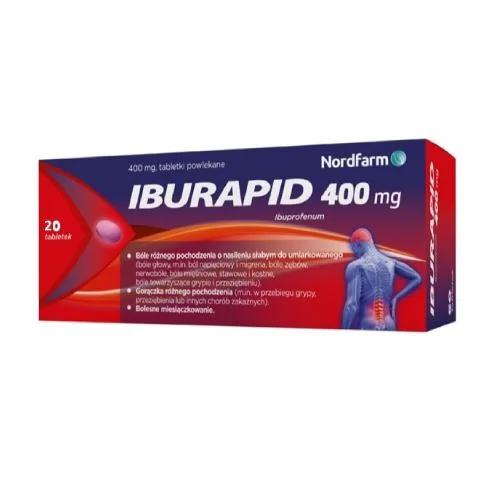 Iburapid, 400 mg, 20 tabletki powlekane