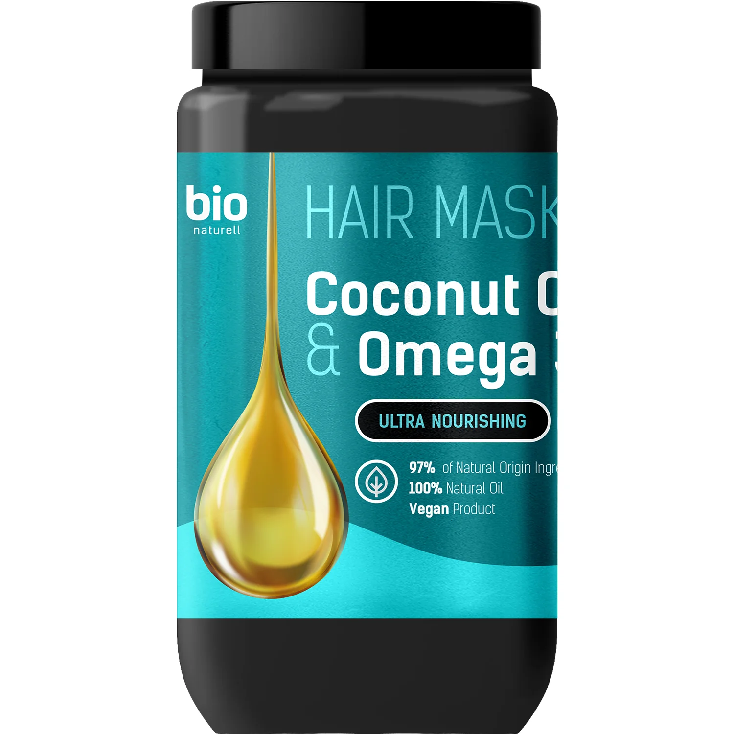 Bio Naturell Coconut Oil & Omega 3 maska do włosów, 946 ml