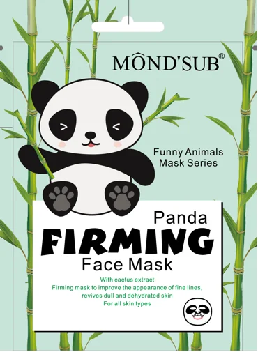 Mond’Sub Kitty Firming Face Mask, ujędrniająca maska w płachcie do twarzy Panda, 24 ml, 1 szt.