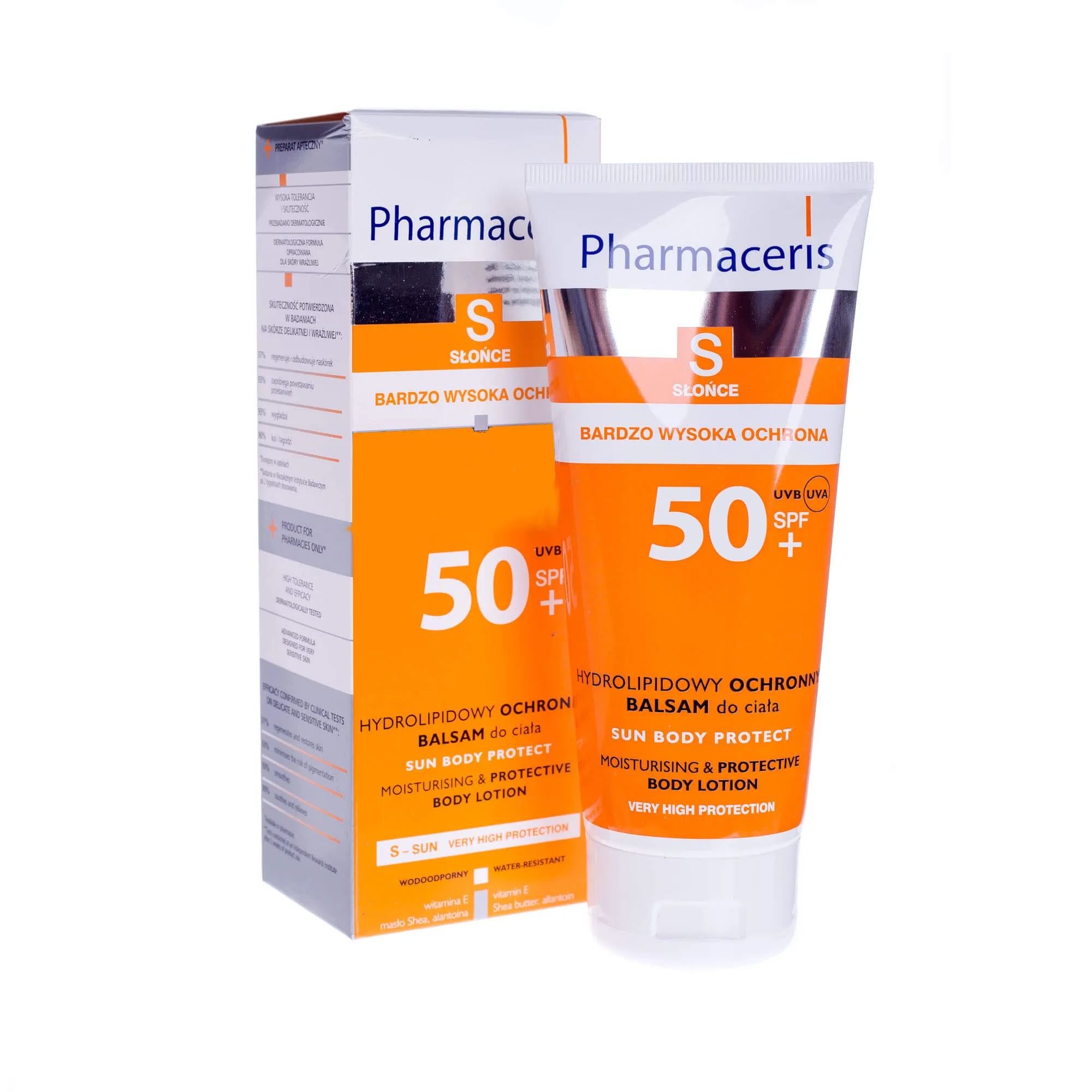 Pharmaceris S Sun Body Protect, hydrolipidowy ochronny balsam do ciała, SPF 50+, 200 ml